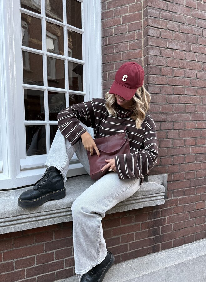 Schoudertas Caprica CP1297 Burgundy