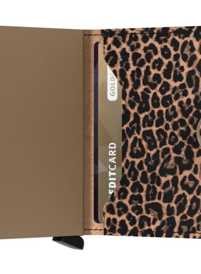Mini Wallet Leo Beige