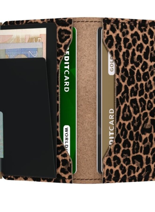 Mini Wallet Leo Beige