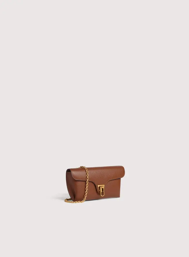 Double Beat Schoudertas Cognac