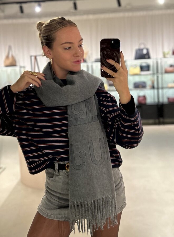 Sjaal Logo Groot Grey Cloud