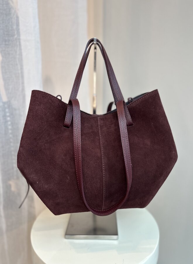 Polena Suede Bordeaux