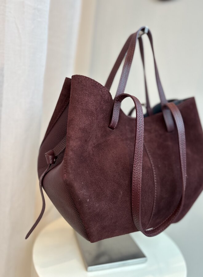 Polena Suede Bordeaux