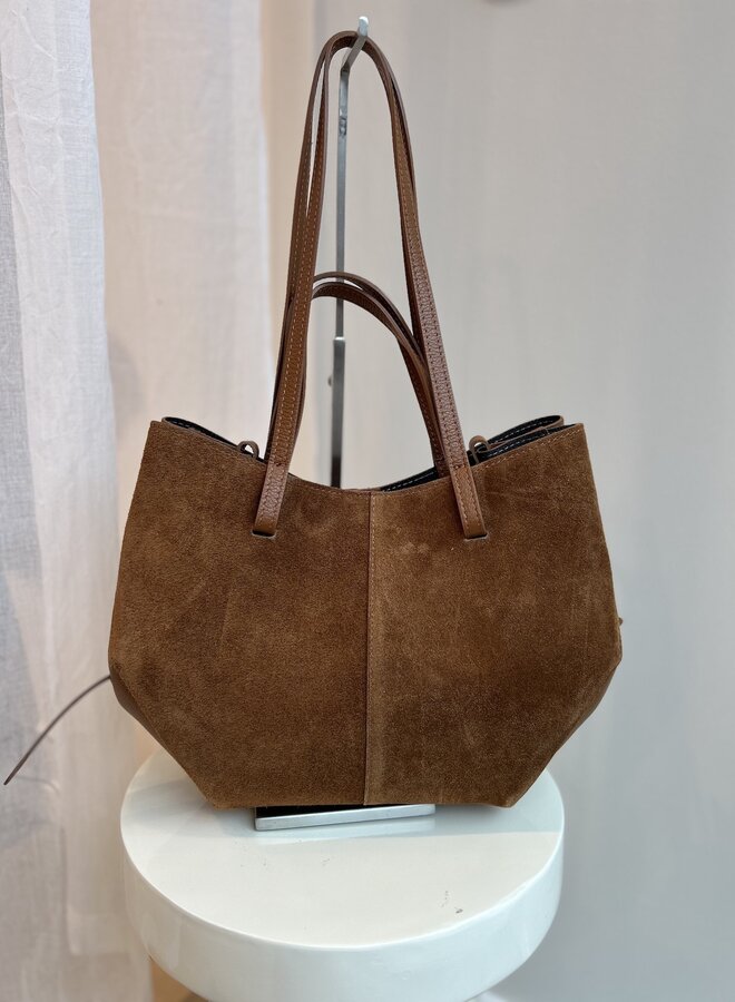 Polena Suede Cognac