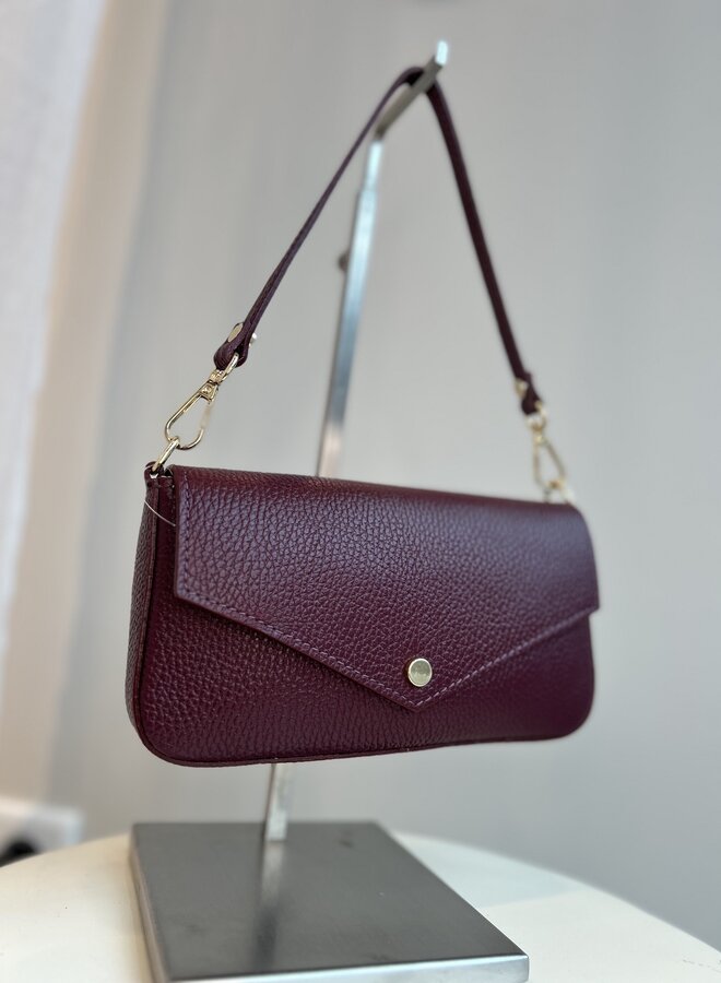 Brandy Clutch / Schoudertasje Bordeaux