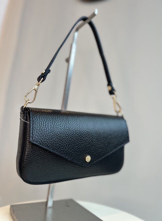 Brandy Clutch / Schoudertasje Zwart