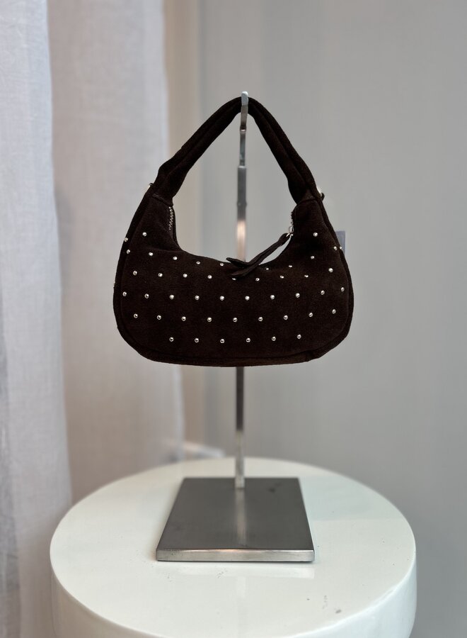 Milly Suede Donkerbruin