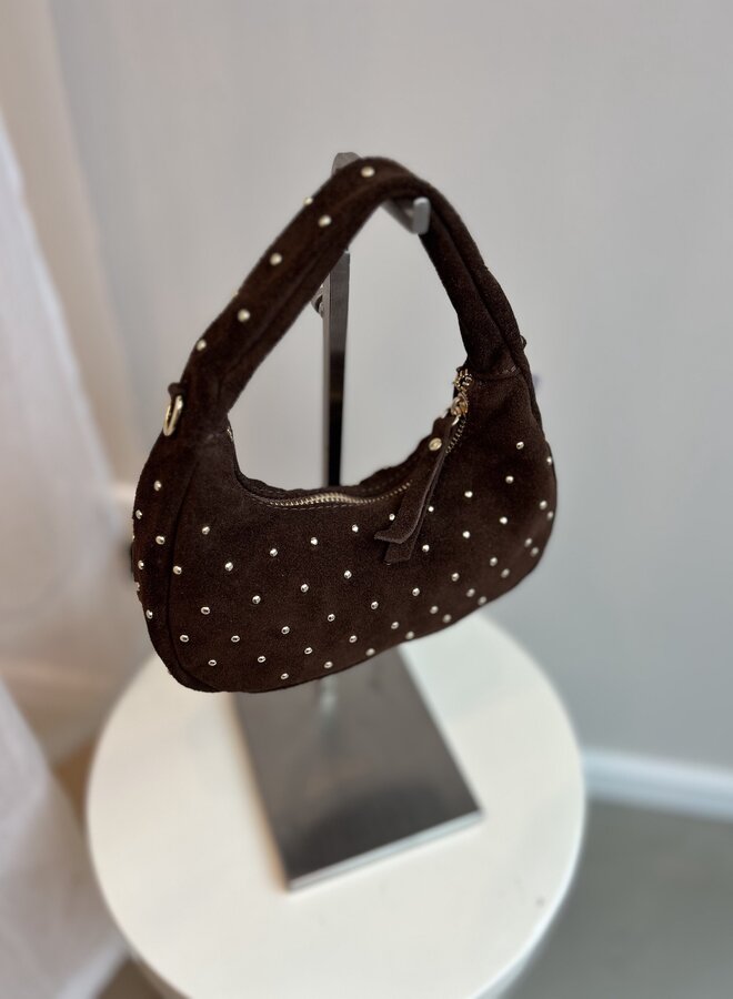 Milly Suede Donkerbruin