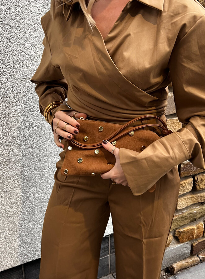 Pien Studs Taupe