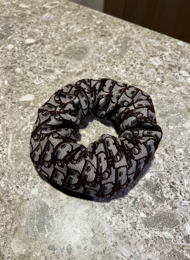 Dior Scrunchie Donkerbruin