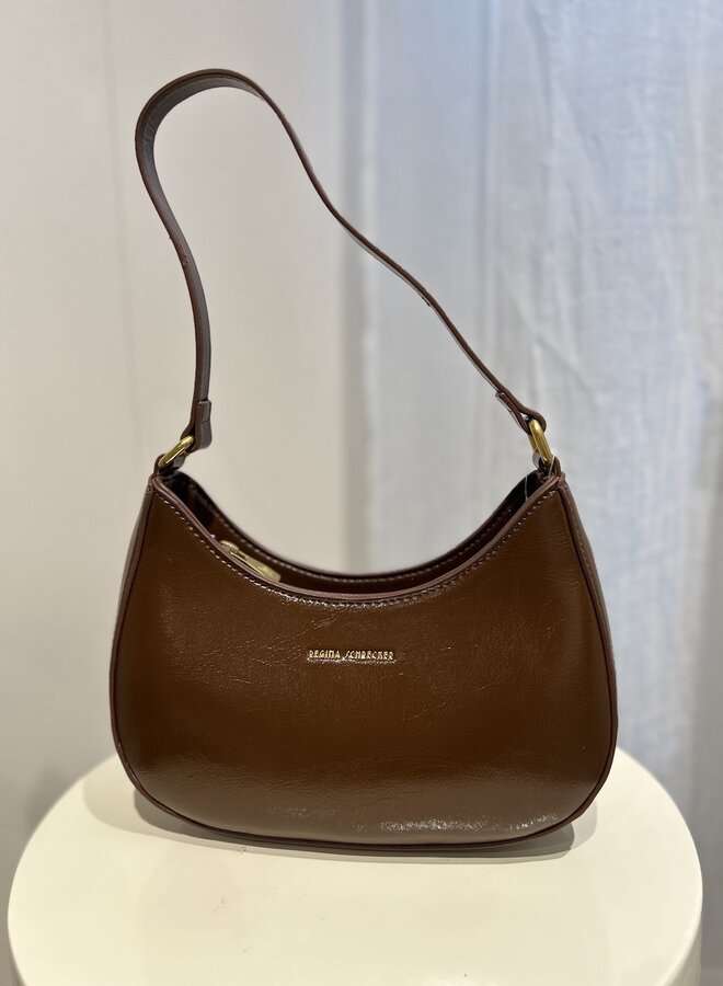 Romi Schoudertasje Donker Taupe