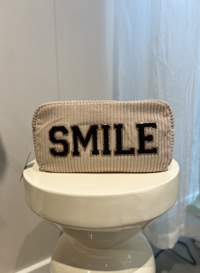 Toilettas Rib Smile Beige