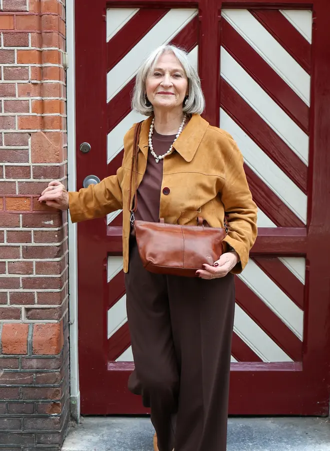 Schoudertasje Lola CL45062 Cognac