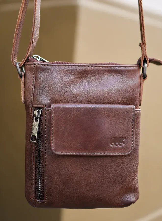 Schoudertasje Davide CP2327 Bruin