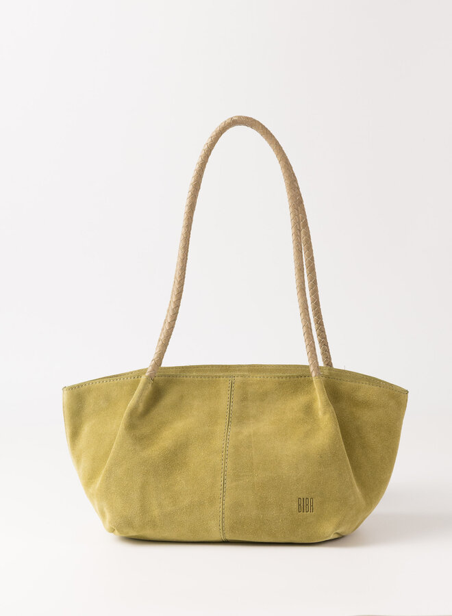Somerville Schoudertas Suede Lime
