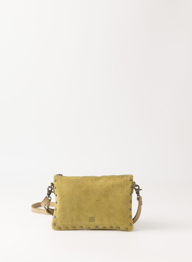Perry Crossbody Suede Lime