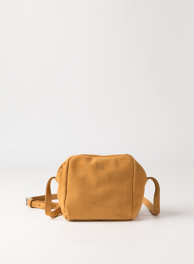 Ely Crossbody Suede Camel