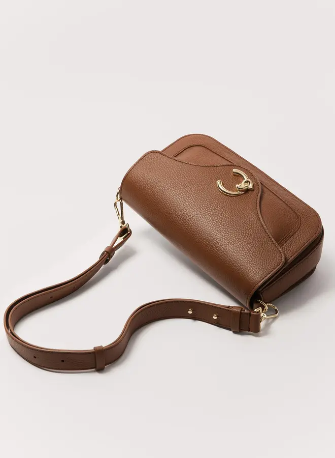 C-Me Schoudertas Cognac