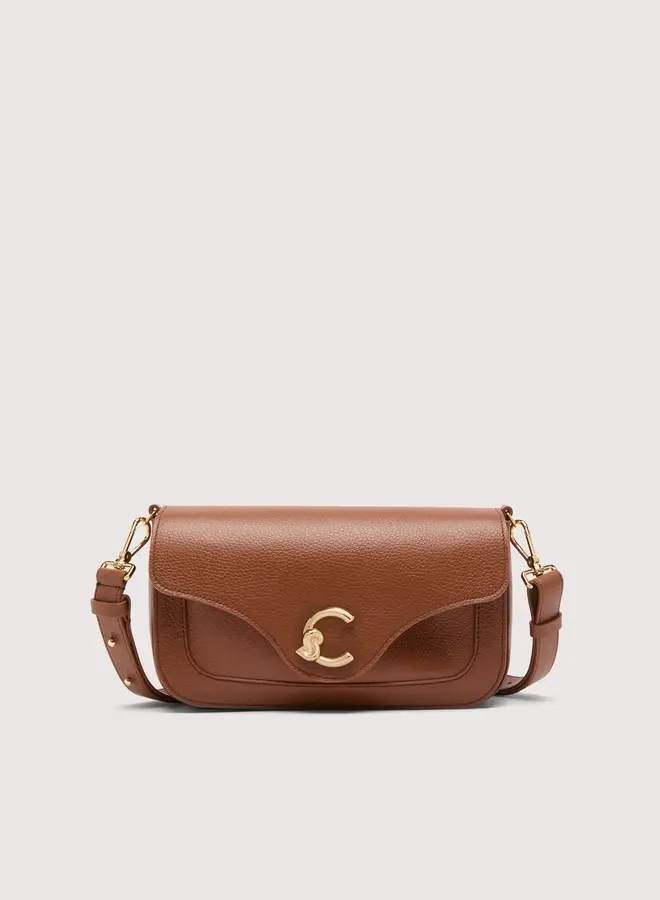 C-Me Schoudertas Cognac