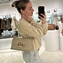 La Puffy Crossbody M Taupe