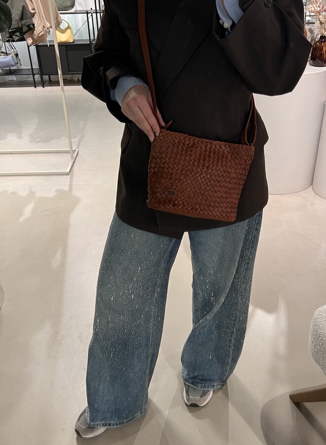 Schoudertasje CL46075 Joan Cognac