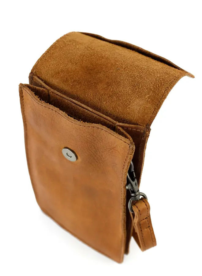 Telefoontasje Yori CP3427 Cognac