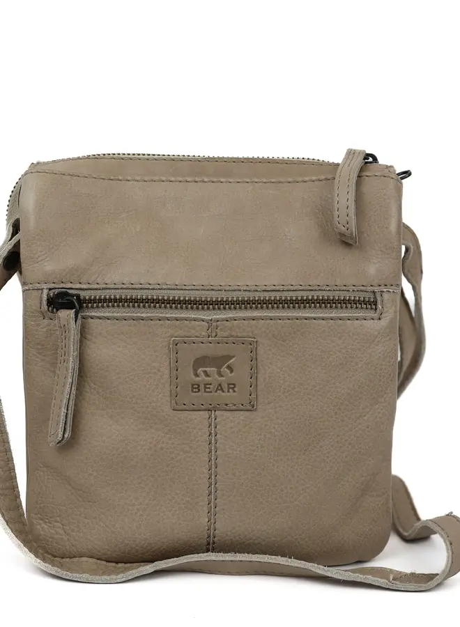 Klein schoudertasje Monique CL45084 Silver Mink