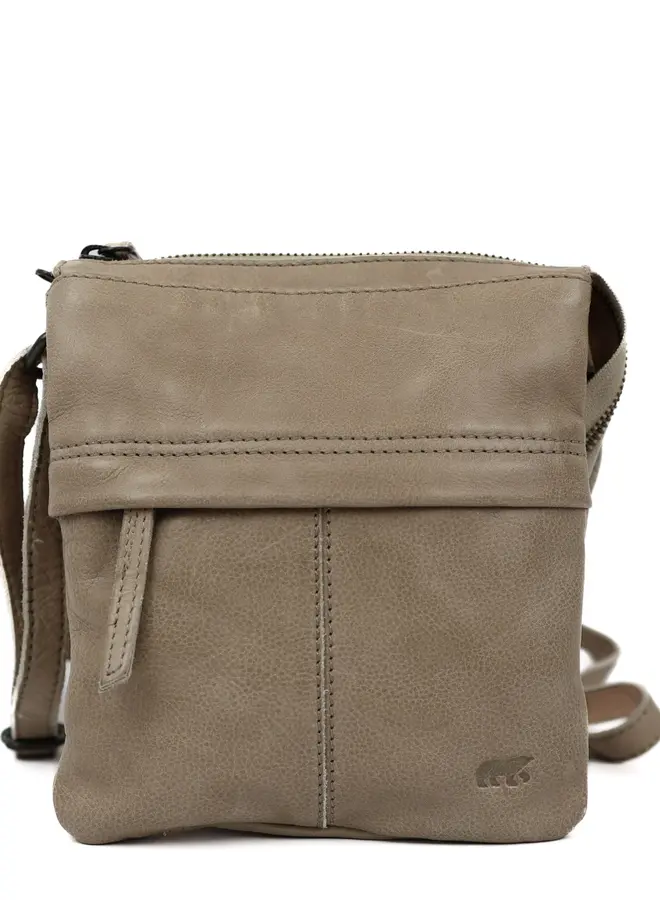 Klein schoudertasje Monique CL45084 Silver Mink