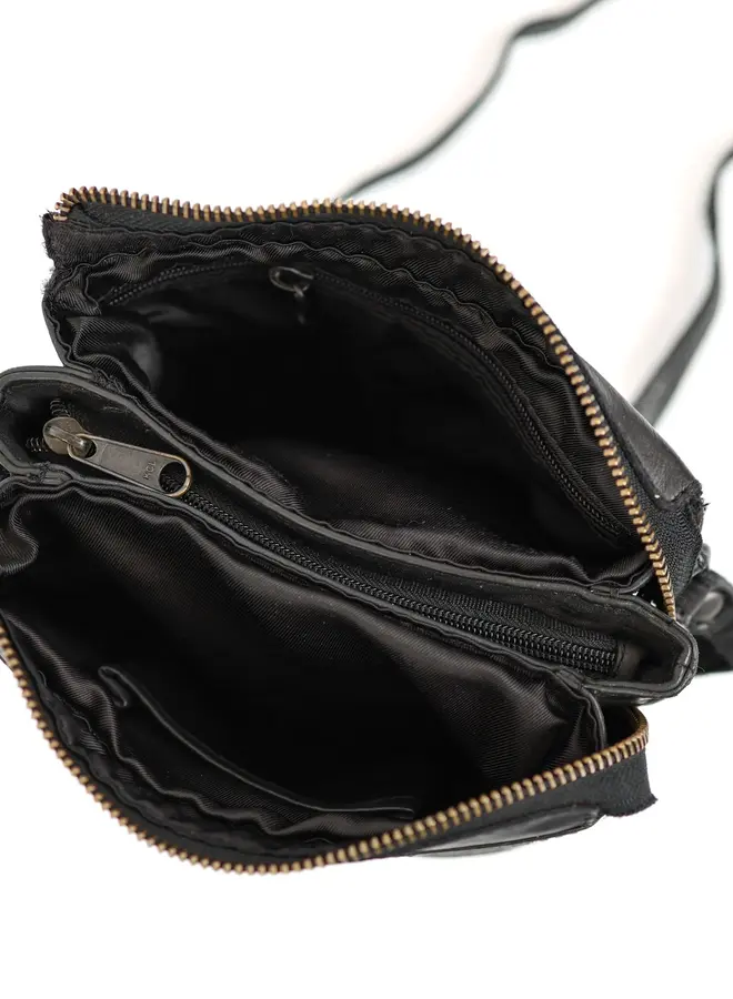 Klein schoudertasje Monique CL45084 Zwart