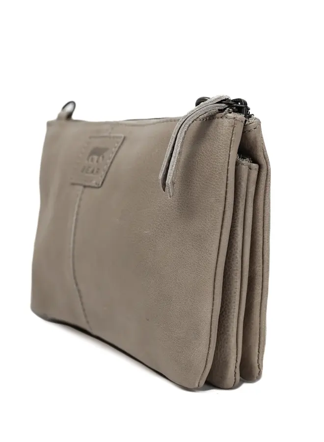 Portemonnee schoudertasje Uma CL30996 Silver Mink