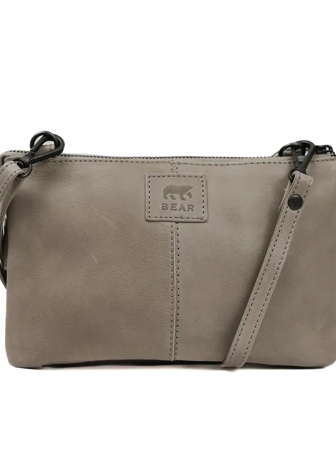 Portemonnee schoudertasje Uma CL30996 Silver Mink