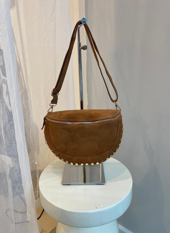 Marant Bodybag Suede Cognac