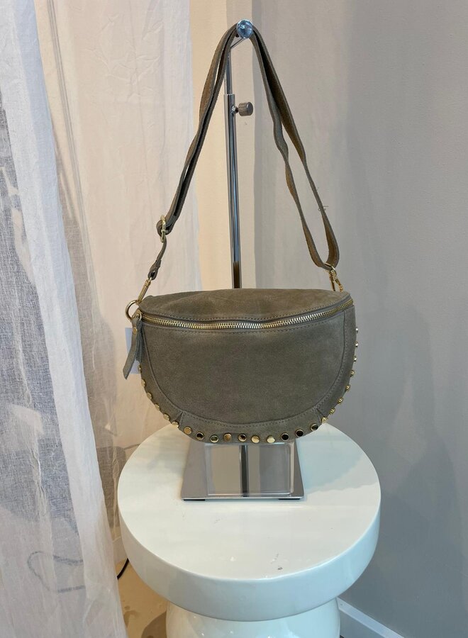 Marant Bodybag Suede Taupe