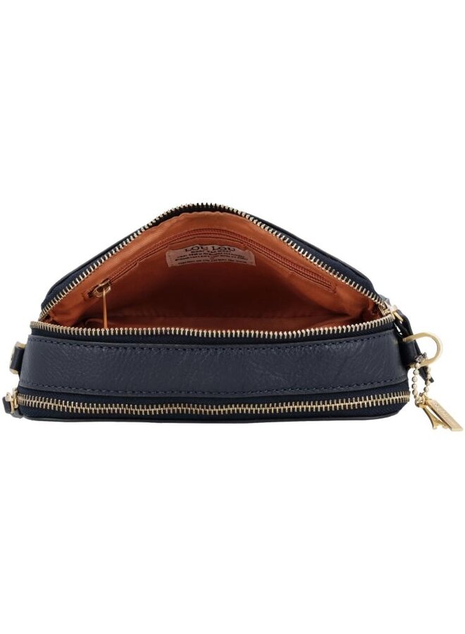 Zoe Schoudertas Donkerblauw