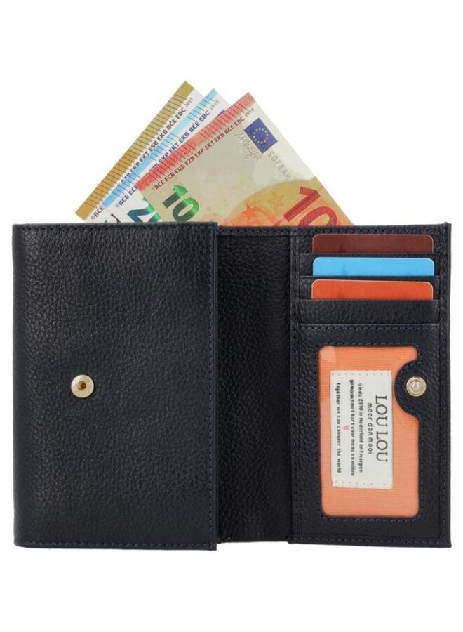 Petite Fleur Portemonnee Donkerblauw