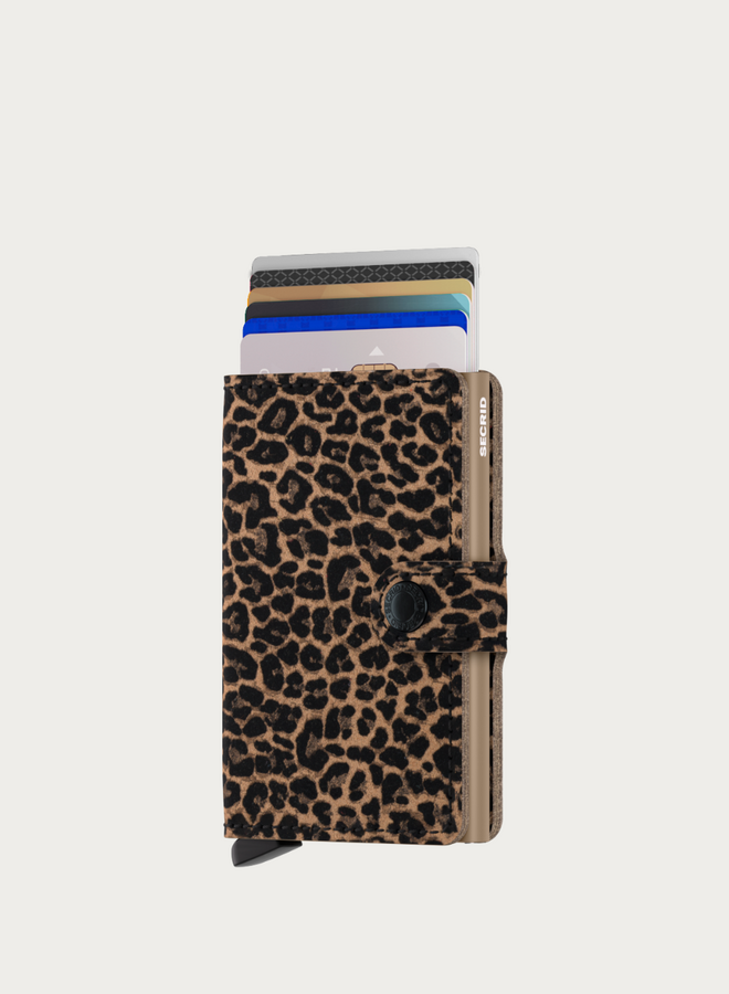 Mini Wallet Leo Beige