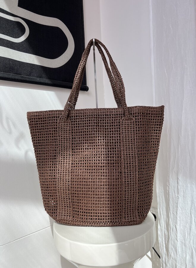 Beach Bag Donkerbruin