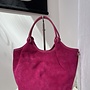 Lou Medium Suede Fuchsia