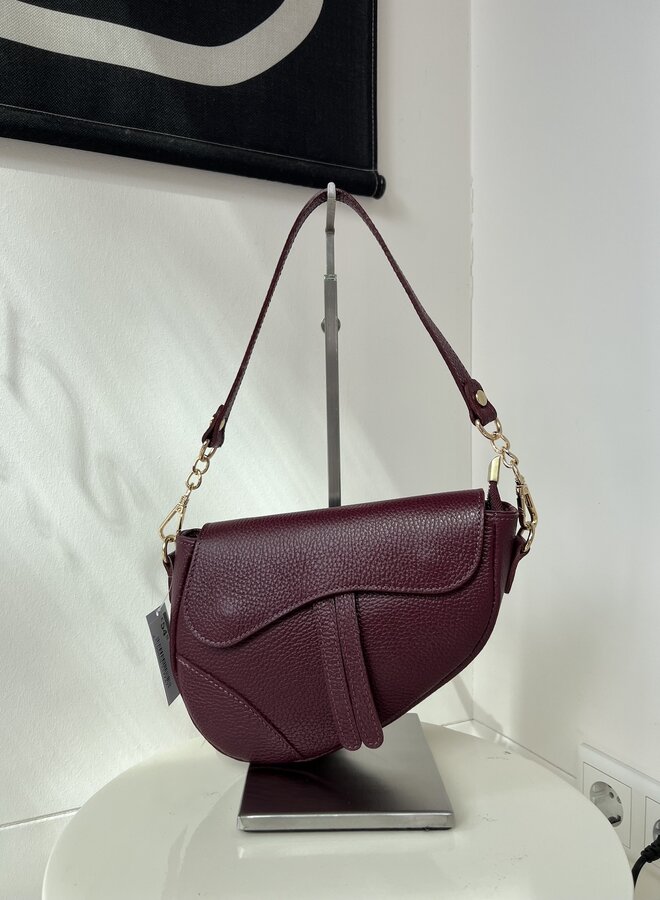 Gigi Zadeltasje Bordeaux