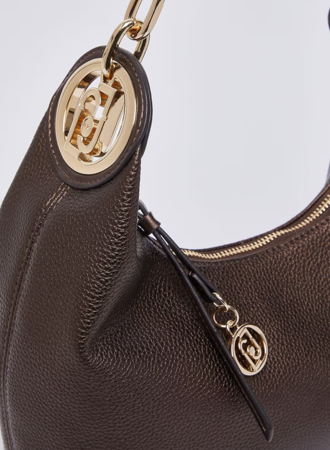 Faiza Schoudertas Metallic Bruin