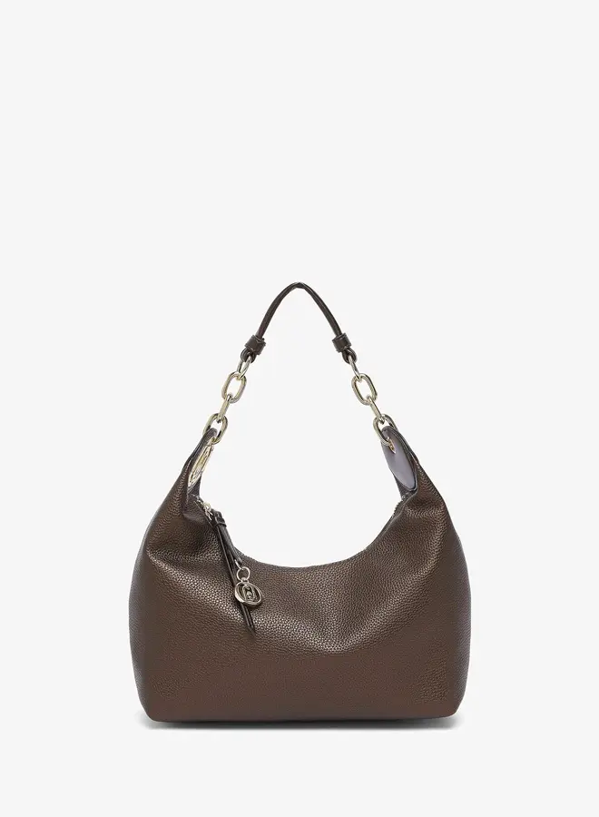 Faiza Schoudertas Metallic Bruin