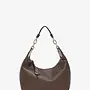 Faiza Schoudertas Metallic Bruin