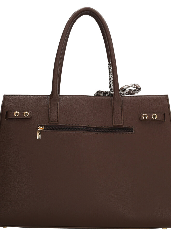 The Hamptons Laptoptas Donkerbruin