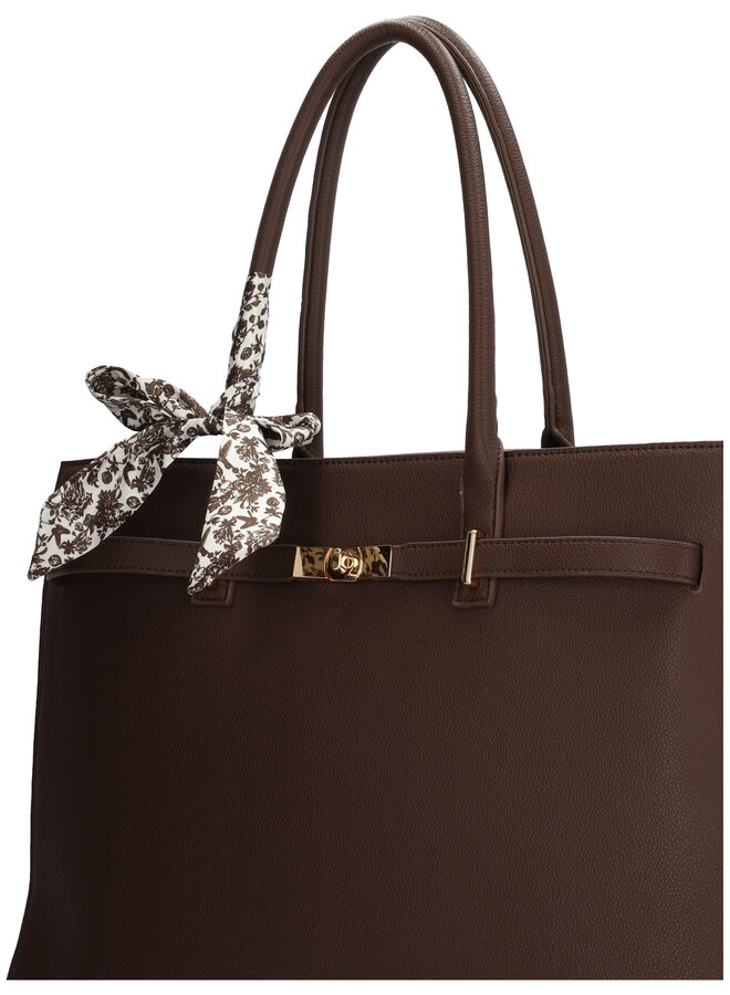The Hamptons Laptoptas Donkerbruin