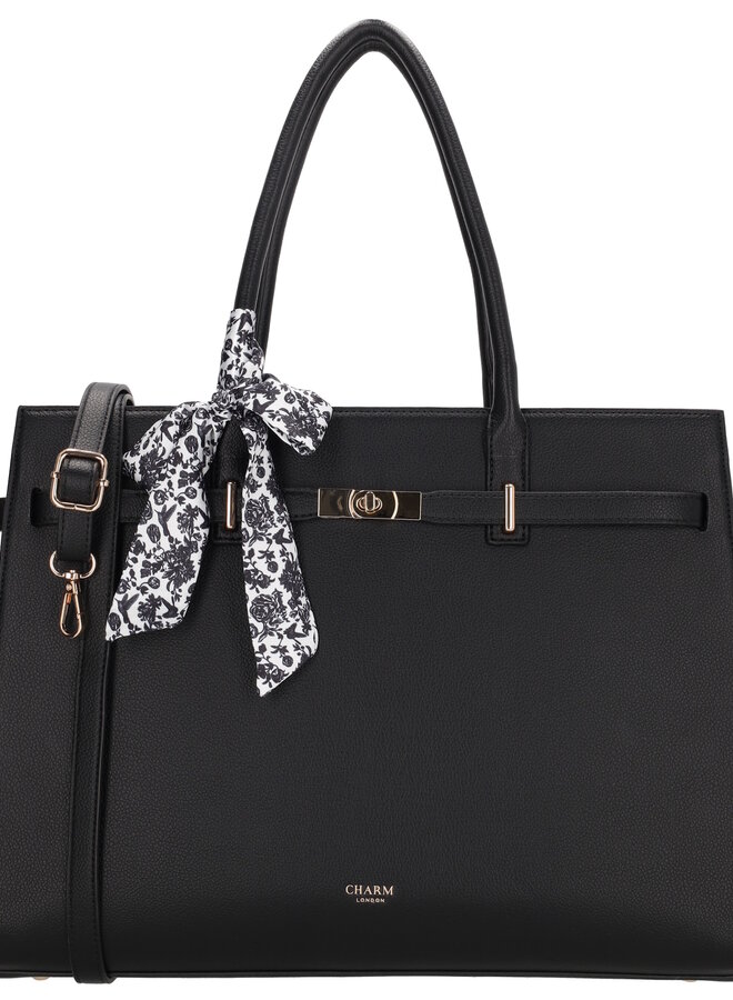 The Hamptons Laptoptas Zwart