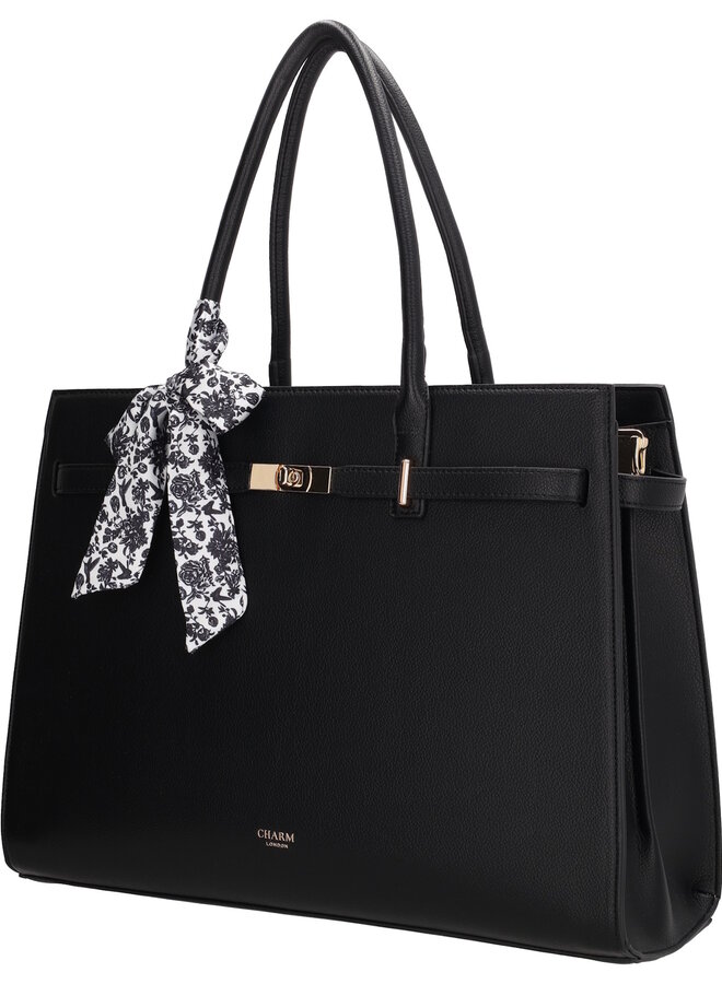 The Hamptons Laptoptas Zwart