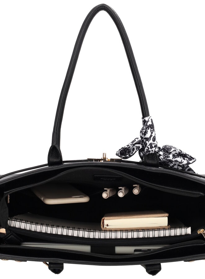 The Hamptons Laptoptas Zwart