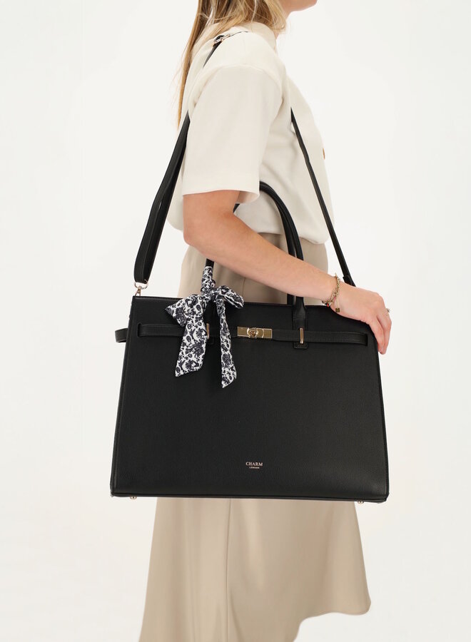 The Hamptons Laptoptas Zwart