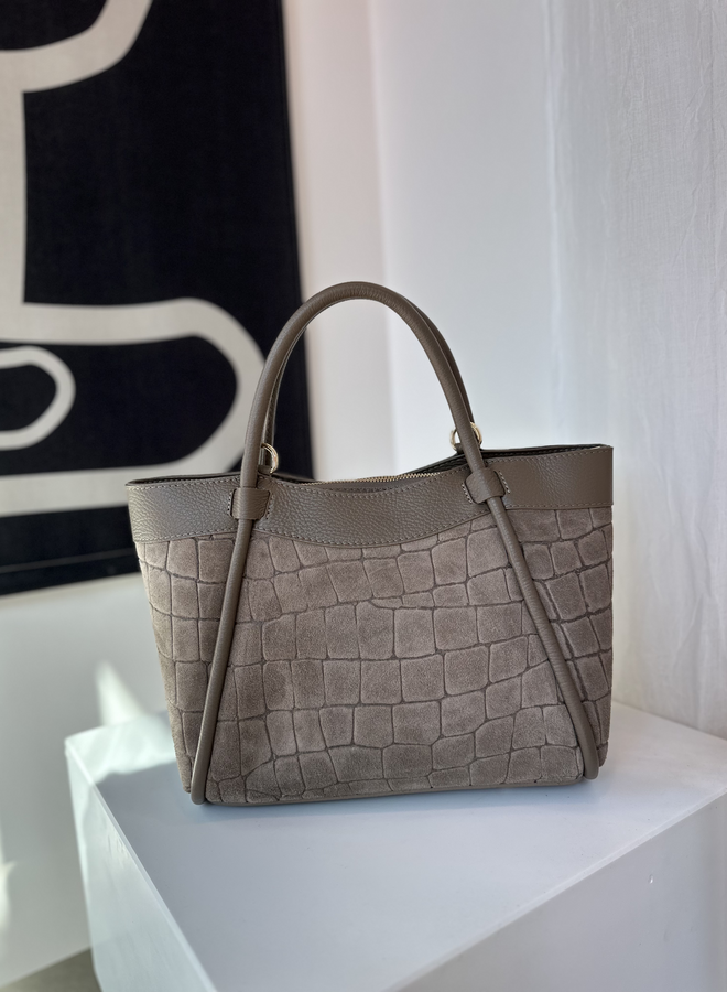 Jaimy Croco Taupe