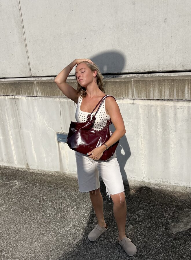 Gini Glossy Bordeaux